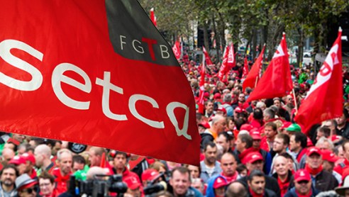 BRUSSELS DEMONSTRATION UNIONS